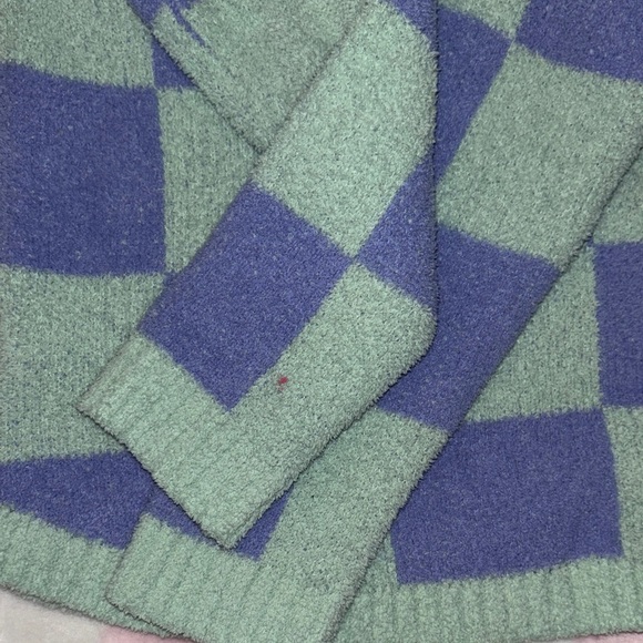 Pink Republic Checkered Knit Sweater – Size M - Picture 8 of 9